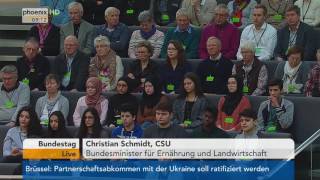 Bundestag Debatte zum Ernährungsbericht 2016 am 16122016 [upl. by Mirielle]