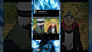 Kakashi Trains Boruto 🥶  shorts shortvideo naruto narutoshippuden boruto kakashi viral [upl. by Peria]