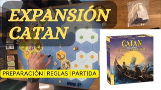 CATAN PIRATAS Y EXPLORADORES  PREPARACIÓN Y PARTIDA [upl. by Anaiuq398]