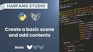 Create a basic scene amp add content with Harfang Studio [upl. by Patman]