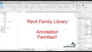 myBIMteam Revit Family Library  Annotation [upl. by Meehar]