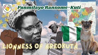 Funmilayo Ransome Kuti  FRK The Lioness of Abeokuta  Fela Kutis Mother [upl. by Atteuqcaj]