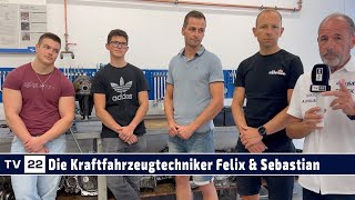 Die Kraftfahrzeugtechniker Rene Fahrleitner amp Daniel Kraus treten für Tirol 2024 an [upl. by Pine253]