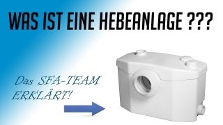 Erklärung Hebeanlage  SFA SANIBROY  German HD [upl. by Ide]