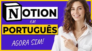 Notion em Português Melhor Ferramenta de Produtividade [upl. by Adnilre312]