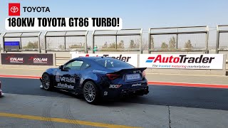 Ride along in a Toyota GT86 Turbo on Kyalami Grand Prix Circuit [upl. by Dougald]