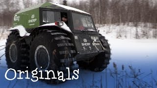 Staff Tries Driving a Sherp [upl. by Tempa973]