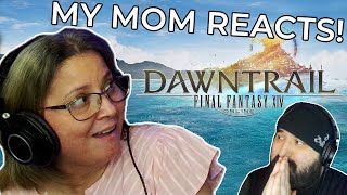 My Mom Reacts to FFXIV Dawntrail [upl. by Eimrots537]