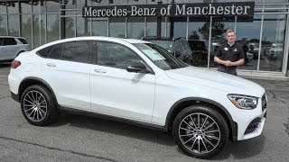 NEW 2020 MercedesBenz GLC 300 Coupe 4MATIC tour with Austin [upl. by Clarette581]