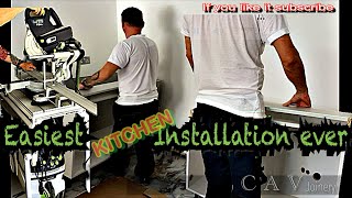 Kitchens installation Gola Aluminium Profile [upl. by Bendick512]