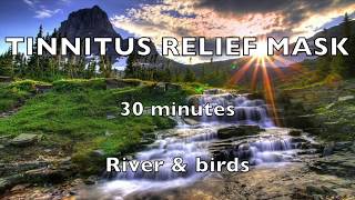 BEST TINNITUS RELIEF MASK 3   RIVER amp BIRDS [upl. by Alieka]