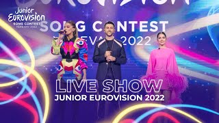 Junior Eurovision Song Contest 2022  Live Show  Yerevan Armenia 🇦🇲  SpinTheMagic [upl. by Mailiw966]