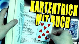 VERBLÜFFENDER KARTENTRICK MIT BUCH  MIT ERKLÄRUNG FÜR ANFÄNGER [upl. by Aronoff331]