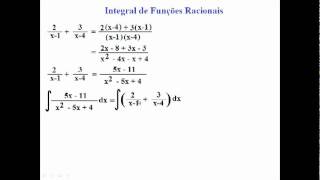 Cálculo Integral Funções Racionais  Introdução [upl. by Assilam]