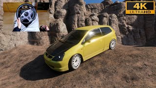 Forza Horizon 5  2004 HONDA CIVIC TYPER  Test Drive with PXNV9 steering wheel  shifter  4K [upl. by Ursala]