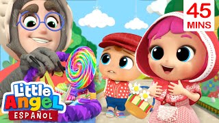 Caperucita Roja 🍎 ¡No hables con extraños Bebé Juan  Canciones Infantiles  Little Angel Español [upl. by Sweatt]