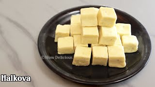 90s kids favorite sweet  Halkova Recipe  Maida Burfi  Palkova Recipe [upl. by Noelc]