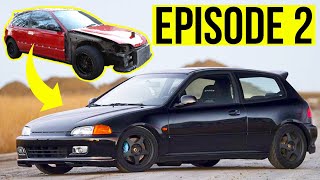 Rebuilding a Turbo Civic On a Budget  EP 2 TEAR DOWN [upl. by Aitnohs993]