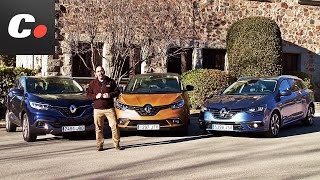 Renault Scénic vs Kadjar vs Mégane Sport Tourer  ¿Monovolumen SUV o familiar  Prueba cochesnet [upl. by Jaala]