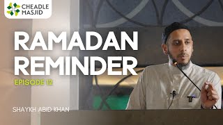 Divine Link Improving Your Salah  Ramadan Episode 12  Shaykh Abid Khan [upl. by Rahas]