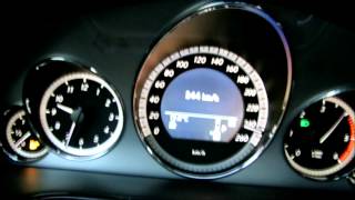 MercedesBenz E350 CDI T 0250kmh  265hp Acceleration [upl. by Zebadiah]