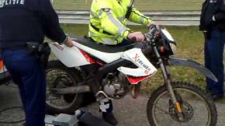 Derbi Senda Extreme R op de rollerbank in Doorwerth [upl. by Schott]