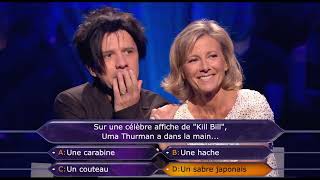 Qui Veut Gagner Des Millions Claire Chazal Nicola Sirkis [upl. by Naanac98]