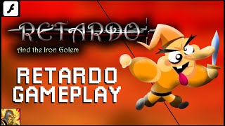 Flash Games Retardo and the Iron Golem  Gameplay [upl. by Filia]