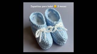 short Zapatitos para bebé 👶 de 3 meses [upl. by Nele84]