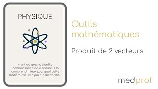 MATHS  Produit de 2 vecteurs [upl. by Zoltai961]