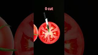 Thousand Cuts Challenge Tomato🍅Cut [upl. by Spiers]