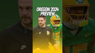 Oregon Football 2024 Prediction amp Preview CFB CollegeFootball Football [upl. by Euginimod]