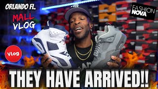 ITS THAT TIME SNEAKER SHOPPING IN ORLANDO JORDAN 4 amp OLYMPIC 6S HAVE ARRIVED VLOG FT FASHIONNOVA [upl. by Chrystel]