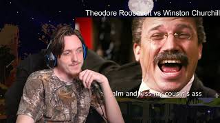 Theodore Roosevelt vs Winston Churchill Epic Rap Battles of History Breakdown [upl. by Edrahs]