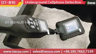 Non linear Junction Detector DT810 NLJD Detecting Underground Cellphone [upl. by Htiekel]