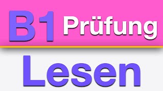 b1gastb1lesenLesen PrüfungJuni 2023 I German Test For Immigranten I gast DTZ telc gast [upl. by Anali]