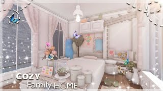 Bloxburg  20k Cozy Modern Family House Build  NO GAMEPASS [upl. by Nomed707]