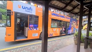 Open Top Double Decker Bus Arrives  Ronda Ronda KL MALAYSIA 🇲🇾 Cuti Cuti [upl. by Aisyram]