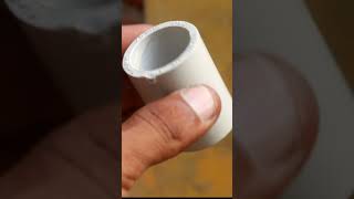 GREAT PLUMBING TRICK TO MAKE PVC PIPE JOINT shortvideo [upl. by Ahsimik]