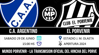 Argentino de Rosario vs El Porvenir  FECHA 25  EN VIVO [upl. by Nairam633]