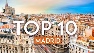 TOP 10 Things to do in MADRID  Travel Guide [upl. by Lasyrc]