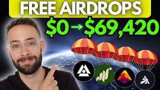 Top FREE Airdrops for 2024 0 Required [upl. by Veejar129]