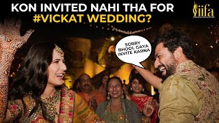 Kon invited NAHI tha for VicKat wedding [upl. by Yerfej]