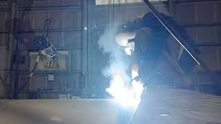 WATER DUCT FCAW WELDING 316L STAINLESS STEEL JAPAN [upl. by Domini505]