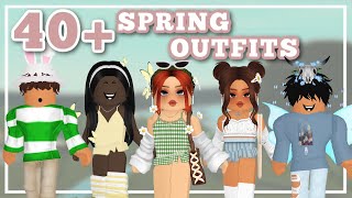 40 SPRING Bloxburg Outfit Codes [upl. by Kirby]