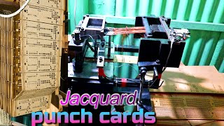 Automatic Punch Card Making For Jacquard Loom [upl. by Trixi]