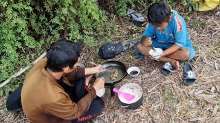 Father and son DEN challenged themselves to survive 24 hours in the wilderness [upl. by Ylirama]