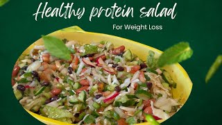 Salad for quick weight loose protein salad quick and yummy salad Arshia Khan [upl. by Rosie]