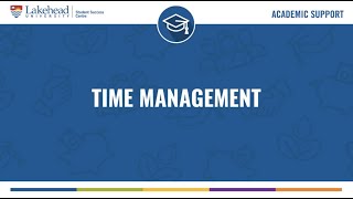 Webinar Time Management Fall 2020 [upl. by Drannel]