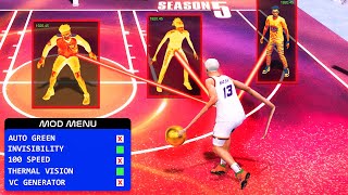 I Installed 5 HACKS on NBA 2K24 and Broke The Game [upl. by Ardnik]